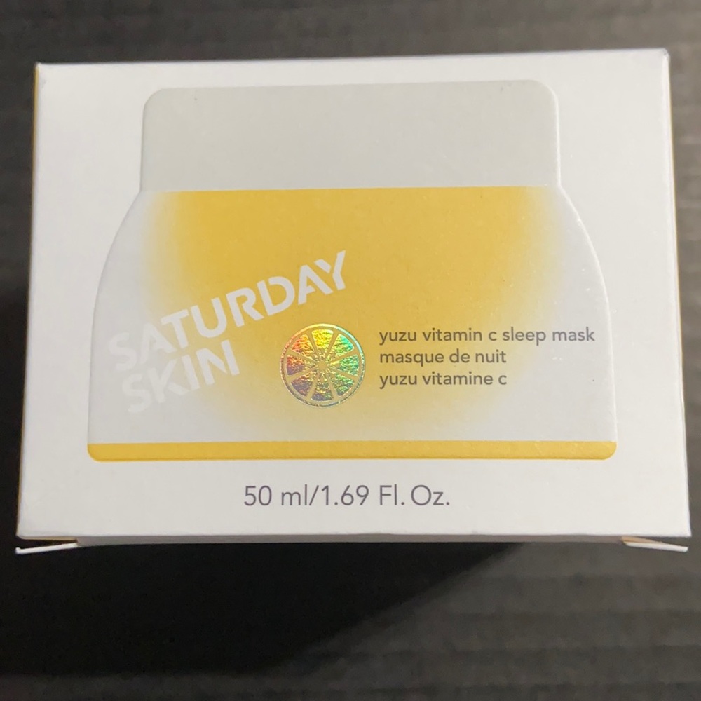 Saturday Skin Yuzu Vitamin C Sleep Mask